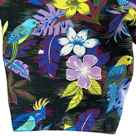 Coyote Swimwear Tropical Beach Surf Board Shorts Men Size L Unlined Multicolor - Picture 9 of 14